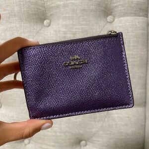Coach Purple Credit Card Holder